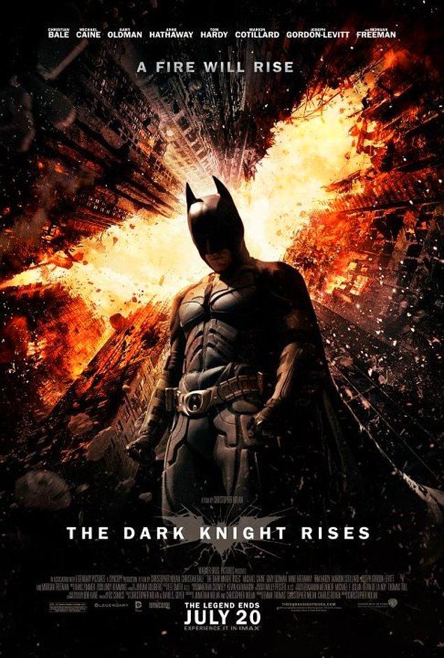 1. Veee Bane karakteri ile aklımızı aldığı film... Kara Şövalye Yükseliyor (Dark Knight Rises, 2012) IMDb: 8,4
