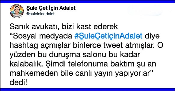 #ŞuleÇetiçinAdalet: Son Duruşmada Adım Adım Yaşanan Gelişmeler ve Çok Konuşulacak İfadeler