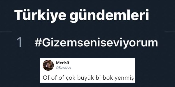 Kim Bu Gizem? Twitter'ın Gündemine Oturan Trend Etiket #Gizemseniseviyorum