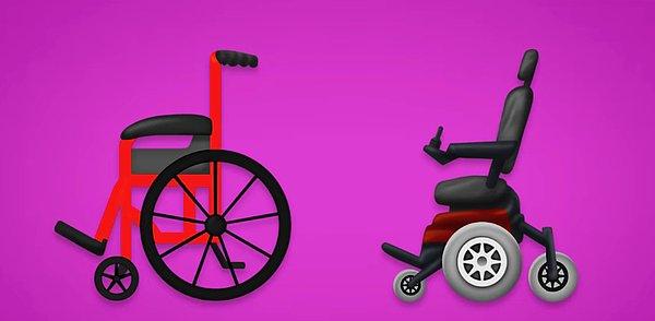 6. "Eğer tekerlekli sandalye kullanan birisini görürseniz lütfen ona sormadan tekerlik sandalyesini ellemeyin."