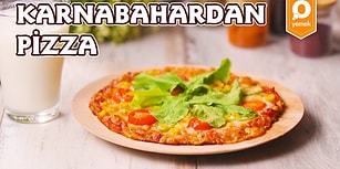 Hem Pizza Yiyeyim Hem De Kilo Almayayım Diyenlere Müjde! Karnabahardan Pizza Nasıl Yapılır?