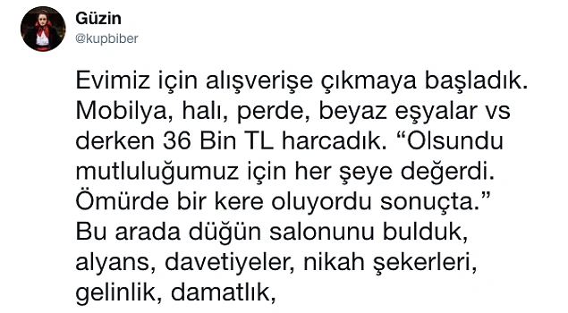 Eşe Dosta Ayıp Olmasın Derken Yaptığı Şaşaalı Düğünle Yaklaşık 100 Bin Lira Borca Giren Damadın Ağzından Yaşadıkları