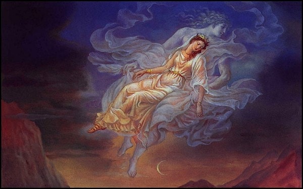 13. В руки какого Бога, исходя из греческой мифологии, погружается засыпающий?