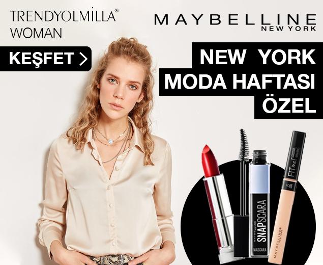 Tüm bunlar ve çok daha fazla ilham için, Maybelline’in New York Moda Haftası trendlerini Trendyol’a taşıyan butiğine göz atmayı unutmayın!