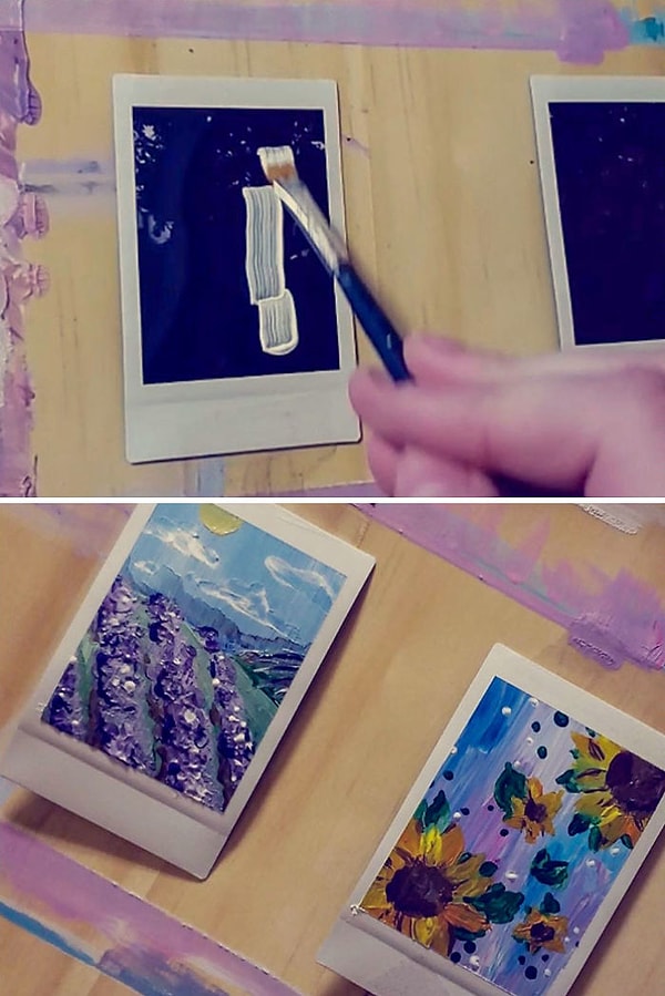 5. Не хотел выбрасывать испорченные снимки, поэтому превратил их в маленькие картины