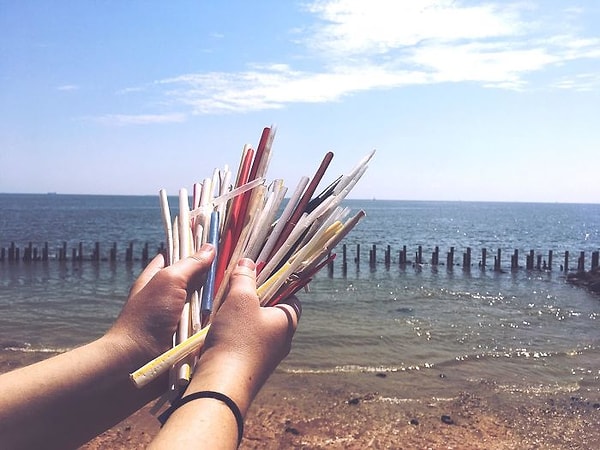 10. Мой друг жаловался на запрет пластиковых трубочек, говоря, что они не могут замусорить огромный берег