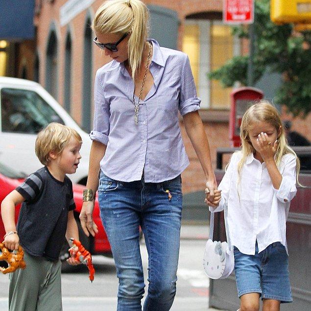 8. Aktris Gwyneth Paltrow, oğlu Moses ve kızı Apple’a yıllar boyunca ekmek, pirinç ve makarna yemelerini yasakladı.