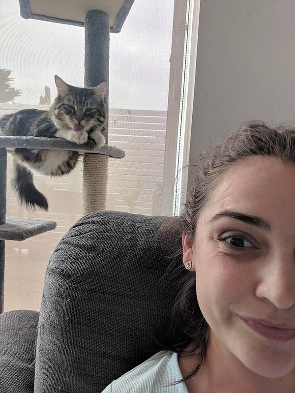 20. Когда с подругой решили "поселфиться" на паре