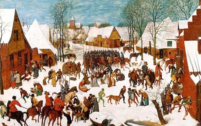 Hollandalı Ressam Pieter Bruegel'in Savaş, Açlık ve Sefaletin Ortasında Can Bulan Çarpıcı Tablosu: Masumların Katliamı