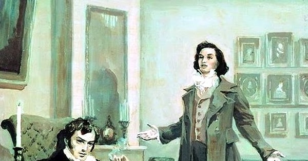 13. Пушкин сравнивал Онегина и Ленского с...