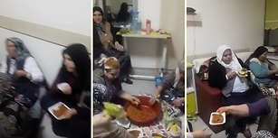 Hastane Odasında Çiğ Köfte Partisi Düzenleyen Teyzeler