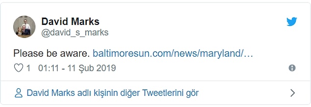 "Lütfen farkında olun"