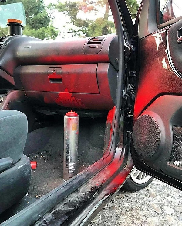 11. Максимально быстрая покраска салона авто