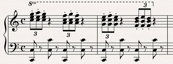 13. Что означают точки, стоящие над музыкальной нотой?