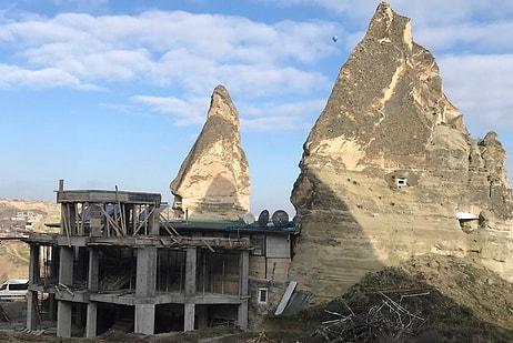 Tepkilere Neden Olmuştu: Kültür Bakanlığı Kapadokya'daki Otel İnşaatının Durdurulduğunu Açıkladı