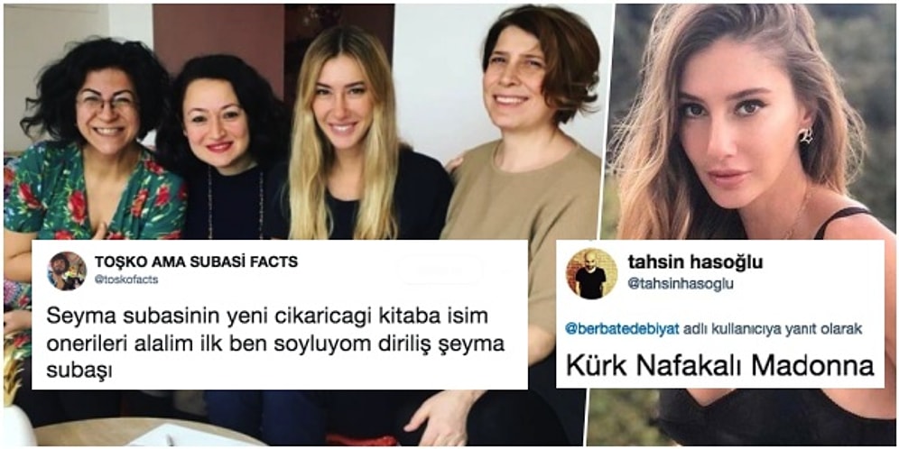 Şeyma Subaşı'nın Yeni Çıkartacağı Kitaba Gelen Yaratıcı İsim Önerilerini ve Kitabın Gerçek Adını Bizden Duyun