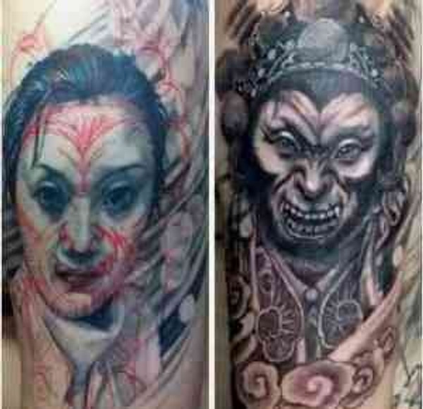 6. Хотя, знаете, я даже не знаю, что хуже: превратиться в лицо дьявола или в обезьяну…