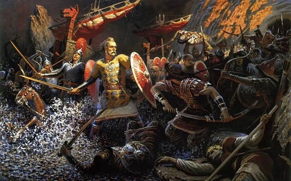 14. А как погиб князь Святослав Игоревич согласно летописи?