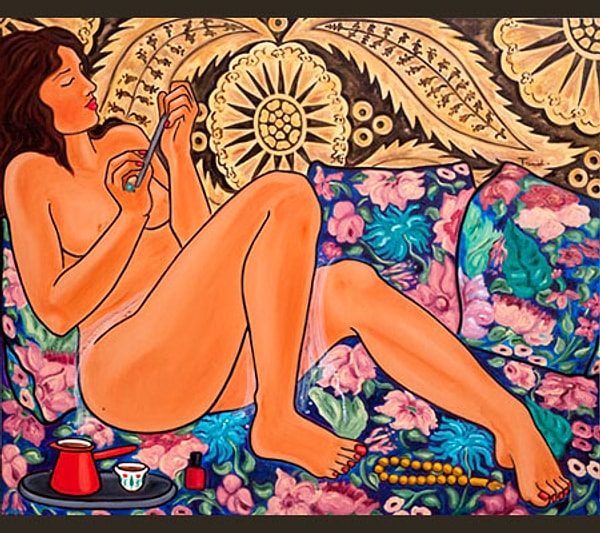 5. Её выставка 1992 года имела оглушительный успех.