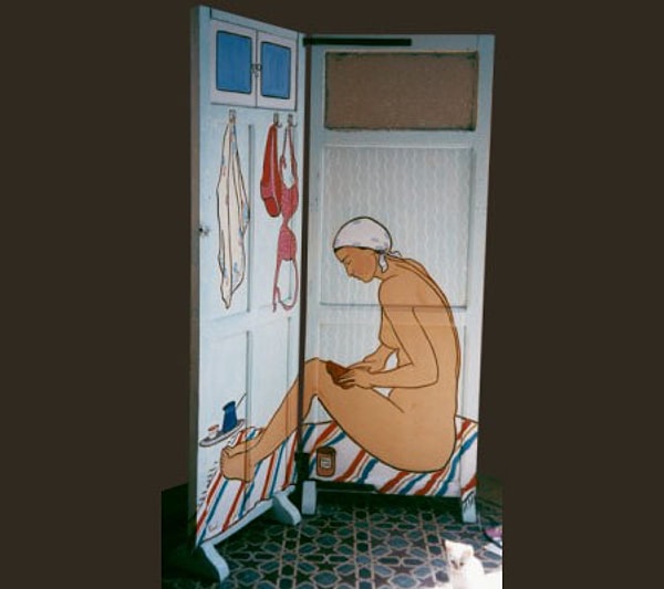 20. Художница собирает старые двери и окна по всему Бейруту.