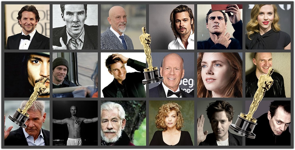 Опрос: Если бы зависело от вас, кто из этих актеров получил бы "Оскар"?