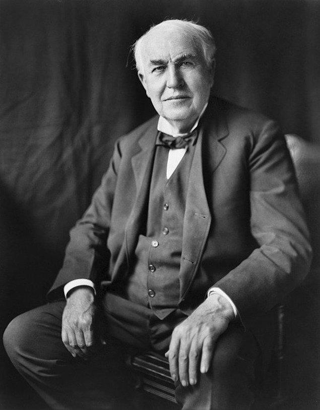 3. Thomas Edison, Shakespeare'in oyunlarını çok severdi ve kısa bir süre kariyerini aktörlük yaparak devam ettirmek istedi.