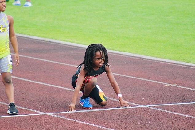 He has been dubbed as the fastest kid in the world after clocking a speedy 13.48 seconds over 100m!