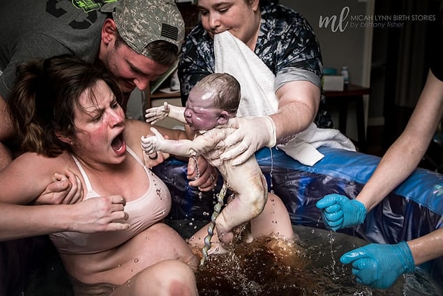 7. A mother vaginally delivering her baby after C-Section was the Member's Choice Best in Category: Delivery: "They Said I Couldn't Do It" by Brittany Fisher
