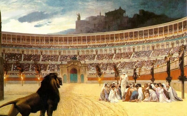 4. Во время правления какого императора начали строить Колизей?