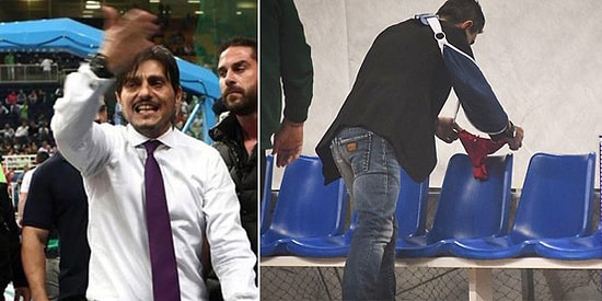 Panathinaikos'un Başkanı Sahaya Çıkmayan Olympiakos'un Kulübesine Kırmızı İç Çamaşırı Bıraktı