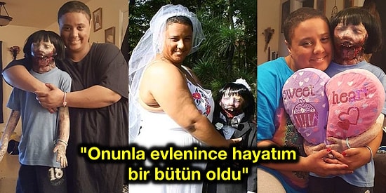 "Hayatımın Aşkı" Dediği Zombi Oyuncak Bebek ile Evlenip Mutlu Mesut Yaşayan Kadın