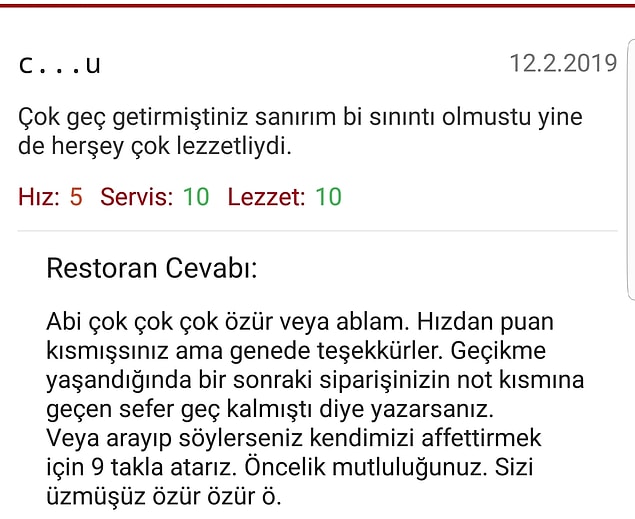 6. Müşteri memnuniyeti için dokuz takla atıyor.