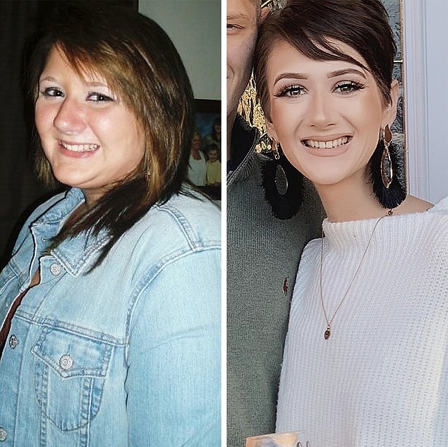 15. “I’m active! I eat around 1600 calories a day on a diet. I do cardio and weight training. Whatever you set your mind to you can achieve and I promise you that!”