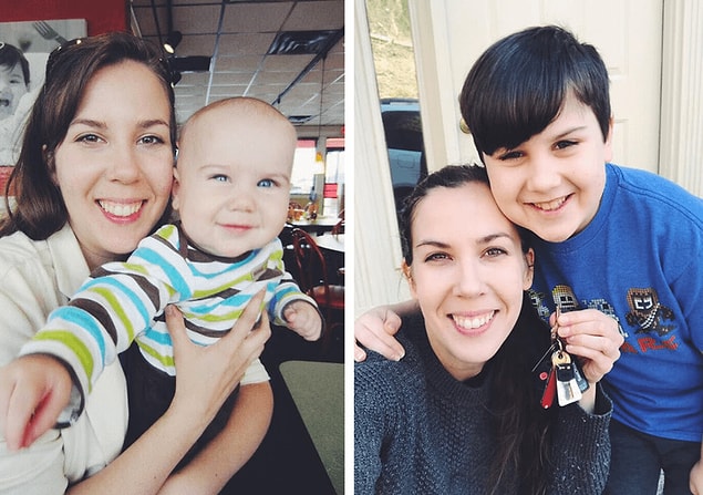 22. “I left an abusive marriage with a 6-month-old baby, moved in with my parents, and worked to establish myself as an artist. Now my son is 8, I’m doing what I love, and today we moved into our first house together. Just us, conquering the world.”
