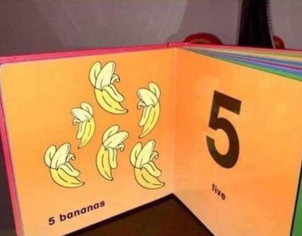 5. 5 бананов 🍌