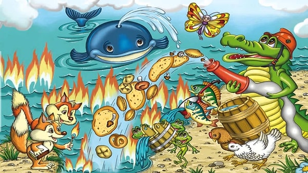 11. Кто потушил пожар в сказке Чуковского "Путаница"?