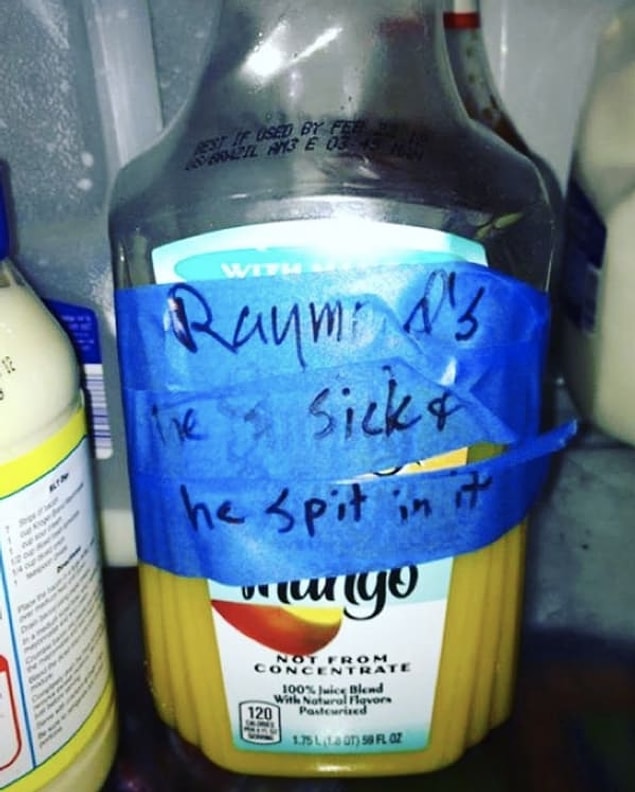 16. "This dad who knows exactly how to get the entire bottle of juice to himself."