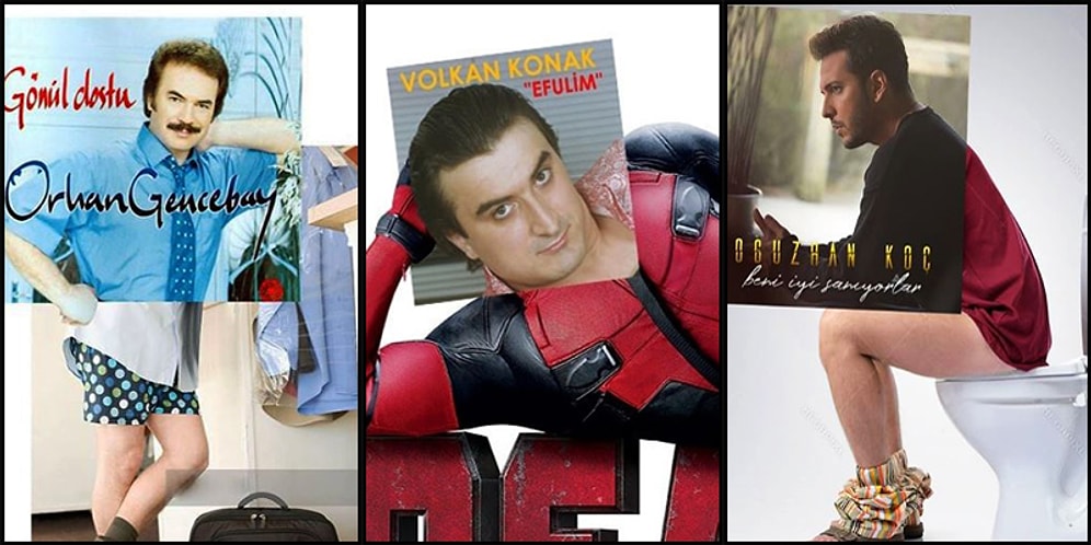 Albüm Kapaklarını Absürt Fotoğraflarla Birleştirerek Ağız Dolusu Güldüren Ugur Gallen'den 30 Enfes Çalışma