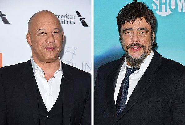 11. Vin Diesel ve Benicio del Toro, 51