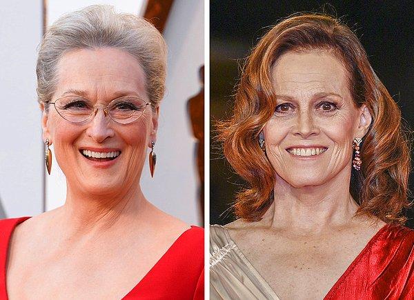 12. Meryl Streep ve Sigourney Weaver, 69
