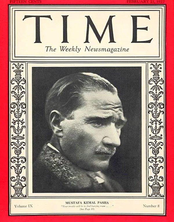 1927: Time dergisi, Mustafa Kemal Paşa'yı ikinci kez kapak yaptı.
