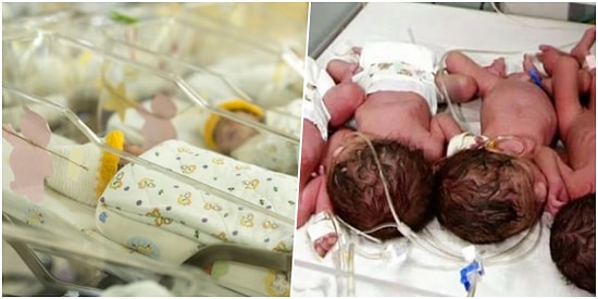Analık Böyle Bir Şey Olsa Gerek! Tek Seferde Normal Doğum ile Yediz Bebek Dünyaya Getiren Güçlü Kadın