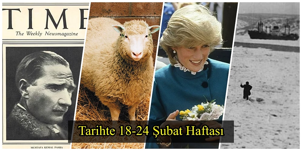 Sahra Çölü'ne Kar Yağdı, İlk Memeli Canlı Klonlandı, Mustafa Kemal Paşa Time'ın Kapağındaydı... Tarihte 18-24 Şubat Haftası ve Yaşanan Önemli Olaylar