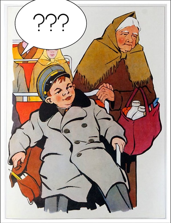 10. О чем этот строгий советский плакат?