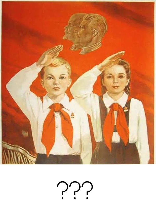 14. Что должно быть написано на этом узнаваемом плакате?