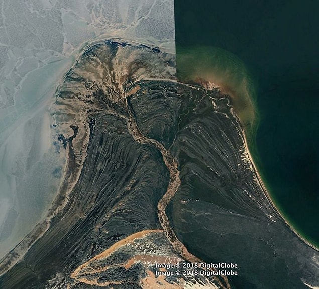11. “Gördüğüm en havalı delta. Athabasca Kumulları Bölge Parkı ve Saskatchewan, Kanada, Athabasca Gölü'ne akan William Nehri tarafından oluşur. Bu nehir son zamanlarda en sevdiğim nehir oldu, çünkü aynı ismi paylaşıyoruz."