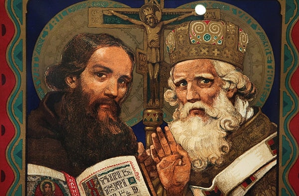 2. Какое письмо взяли за основу Кирилл и Мефодий при составлении кириллицы?