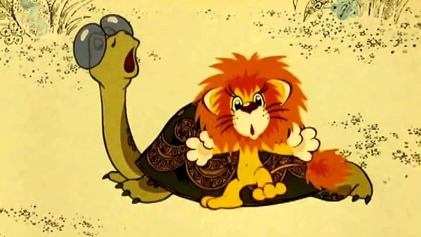 2. Чьим голосом поет большая черепаха из мультика «Как Львенок и Черепаха пели песню»?