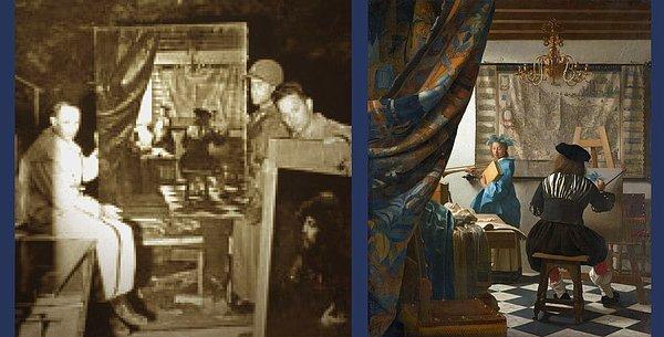Vermeer'in 43 yaşındaki ölümünden sonra borçları için resimleri açık artırmaya çıkar.
