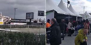 CHP Seçim Otobüsü, Tanzim Satış Noktası Önünde 'Domates, Biber, Patlıcan' Şarkısı Çaldı